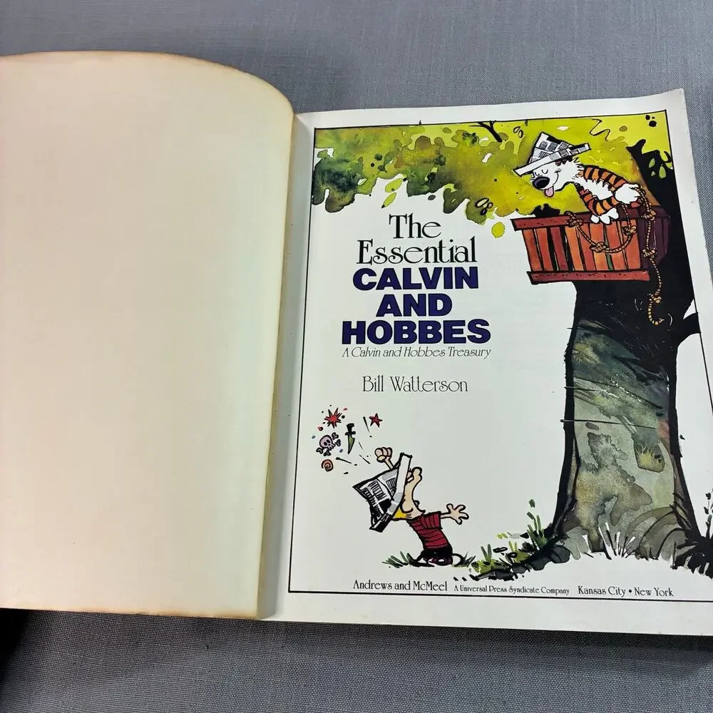The Essential Calvin and Hobbes Treasury Softcover Bill Watterson Comic Book